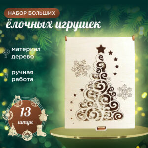 Набор новогодних игрушек